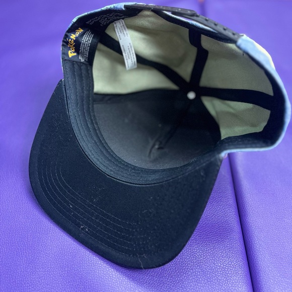 2016 Pokemon Snapback Hat Ball Cap | Game Freak Nintendo |Faux Leather - Picture 4 of 4